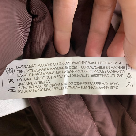 NWT Hope Women Puffer Jacket in Wine Red - Picture 3 of 3